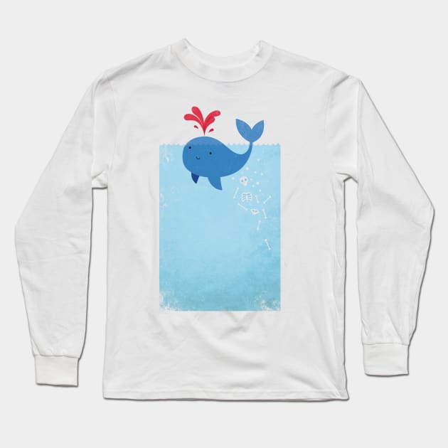 Killer Whale Long Sleeve T-Shirt by DinoMike